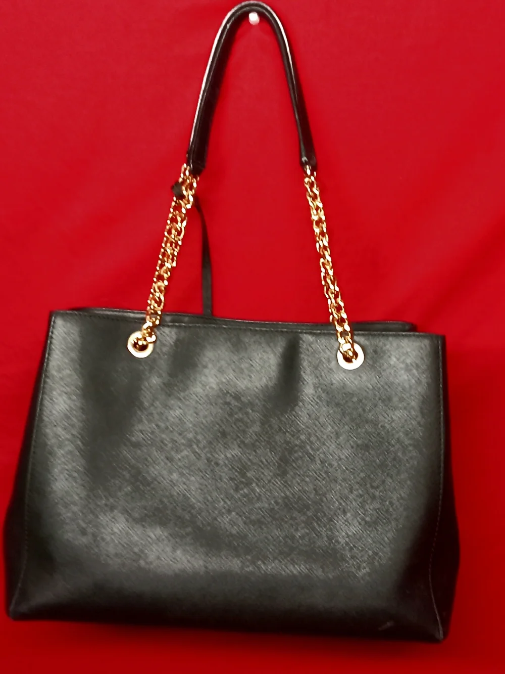 Michael Kors Susanna Gold Trim Tote Bag Purse